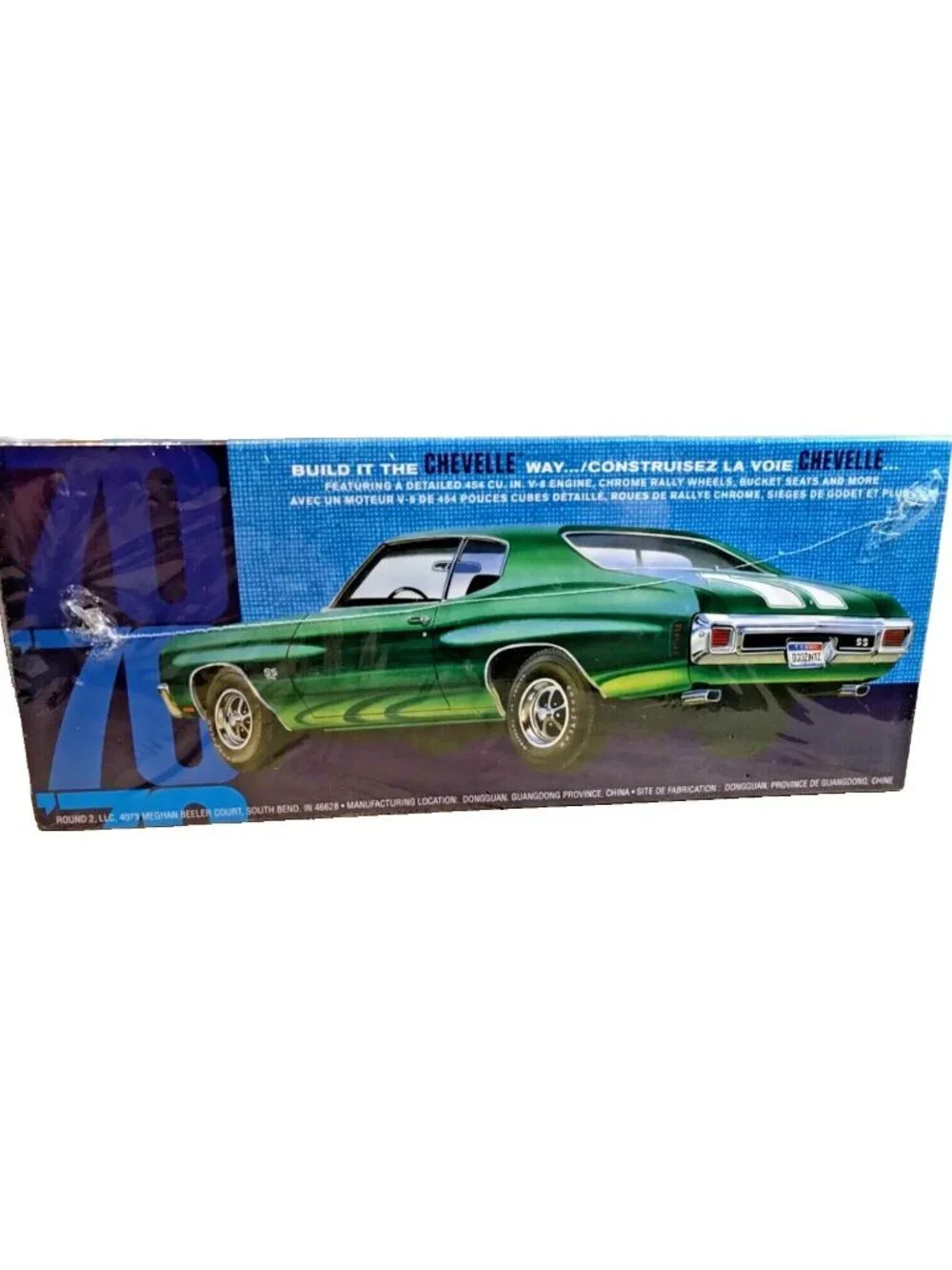 Vintage Model Kit AMT Chevy Chevelle SS AMT1143/12 1970 1/25 Plastic Classic Car